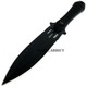 3PC 7.5" Ninja Tactical Combat Kunai Throwing Knife w/ Sheath Hunting Set