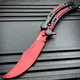 CSGO BALISONG BUTTERFLY KNIFE RED SLAUGHTER TRAINER