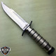 9.5" Tactical Hunting Army Rambo Fixed Blade Knife Machete Bowie w Survival Kit