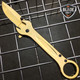 7.5" MULTI-TOOL WRENCH TACTICAL SPRING ASSISTED OPEN FOLDING POCKET KNIFE GOLD