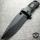 TAC FORCE Spring Assisted Opening BLACK Tactical Rescue Folding Pocket Knife