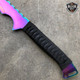 27" Rainbow Full Tang Blade Machete Tactical Katana Ninja Sword w/ Sheath New