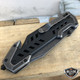 9" Mtech USMC Marines Tanto Military Spring Assisted Open Rescue Pocket Knife Stonewash