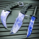 3PC COMBO CSGO Tactical Fixed Blade Knife Set - Karambit, Huntsman, Combat Knife