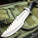 15" TACTICAL SURVIVAL Rambo Full Tang FIXED BLADE Camping KNIFE Hunting w SHEATH