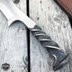Hand Forged Railroad Spike Carbon Steel Hunting Tanto Tracker Knife Fixed Blade