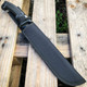15.5" HUNTING SURVIVAL FIXED BLADE MACHETE Tactical Knife Rambo Sword Camping