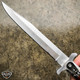 12" Tactical Hunting FOLDING Fixed Blade Camping Knife Bowie w/ Leather Sheath