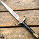 15.5" Dark Knight Celtic Cross Medieval Fixed Blade Short Sword Knife Dagger