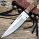 NEW Mountain Man Patch Knife Western Style Skinner Fixed Blade Trade + Sheath