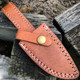 7.5" Drop Point Skinning Knife Hunting Survival Fixed Blade Full Tang
