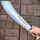 19" Full Tang HUNTING MACHETE KNIFE w/ SHEATH Military Fixed Blade Wood Handle