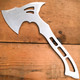 10" Full Tang Stainless Steel Tomahawk Throwing Axe Hatchet Hiking Camping Knife