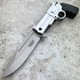 9" Tactical REVOLVER Pistol Replica Gun Spring OPEN Assisted Fold Pocket Knife