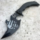 8.75" Tactical PUNISHER Combat Axe Karambit Spring Assisted Folding Pocket Knife