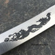 9" Samurai Katana Style Dragon Tanto Short Sword Hunting Knife Dagger Ninja NEW