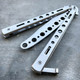 Practice BALISONG METAL BUTTERFLY Assorted Trainer Knife BLADE Comb Brush NEW