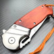 8.25" GENTLEMENS WOOD SPRING OPEN ASSISTED FOLDING POCKET KNIFE NEW