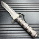 12" Tactical Camping Hunting Rambo Fixed Blade Knife Chrome Bowie + Survival KIT