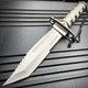 12" Tactical TANTO Hunting Rambo Fixed Blade Knife Chrome Bowie + Survival KIT