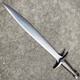 24" LORD OF THE RINGS Frodo MEDIEVAL ROMAN FANTASY DAGGER SWORD BLACK KNIFE