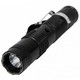 Black Tactical MILITARY Metal Stun Gun 499 MV LED Flashlight Rechargeable NEW