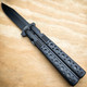 8.5" Tactical Spring Assisted Pocket Knife (Looks Like A Butterfly Knife)