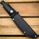 9.5" Tactical Hunting Army Rambo Fixed Blade Knife Machete Bowie w Survival Kit Black