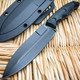 9" Military Camping Survival Hunting Fixed Blade Rambo Combat Knife w/ Sheath