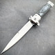 9" Classic Italian Style Stiletto Folding Spring Assisted Open Pocket Knife