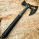 TACTICAL MULTI-TOOL HAMMER AND AXE WITH SHEATH - STAINLESS STEEL HEAD, TPU HANDLE, PARACORD-WRAPPED - LENGTH 18”