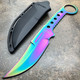 8.25" Survival Upswept Combat Fixed Blade Knife w/ Sheath