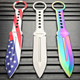 8.25" Tactical FIXED BLADE Full Tang Combat Hunting Throwing Knife w/ Sheath