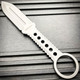 8.25" Tactical FIXED BLADE Full Tang Combat Hunting Throwing Knife w/ Sheath