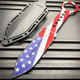 8.25" Tactical FIXED BLADE Full Tang Combat Hunting Throwing Knife w/ Sheath
