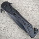 8" Black Tac Force Spring Assisted Open Rescue Folding Tactical Pocket Knife