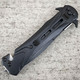 8" Black Tac Force Spring Assisted Open Rescue Folding Tactical Pocket Knife