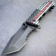 8" Military Spring Assisted Open Folding Pocket Knife