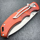 TAC FORCE Folding Spring Assisted Open Pocket Knife Classic Wood