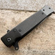 8.5" Military Black Spring Assisted Open Folding Pocket Knife G10 Handle Blade