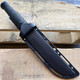 12.5" Military Fixed Blade w/ Bald Eagle USA Flag Design