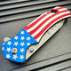 USA American Flag Patriotic 2nd Amendment Pocket Knife