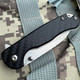 Pocket Knife – 3mm Silver  Blade, Carbon Fiber Handle