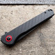 8" Black Carbon Fiber Pocket Knife