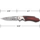 Damascus Etched Pocket Knife