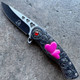 7" Heart Love Spring Assisted Pocket Knife