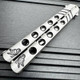 Practice Balisong Silver Blade Trainer