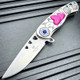 7" Black Widow Heart Spring Assisted Pocket Knife