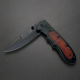 Falcon Everyday Carry Pocket Knife w Wood Handle
