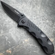 8" Black EDC Pocket Knife